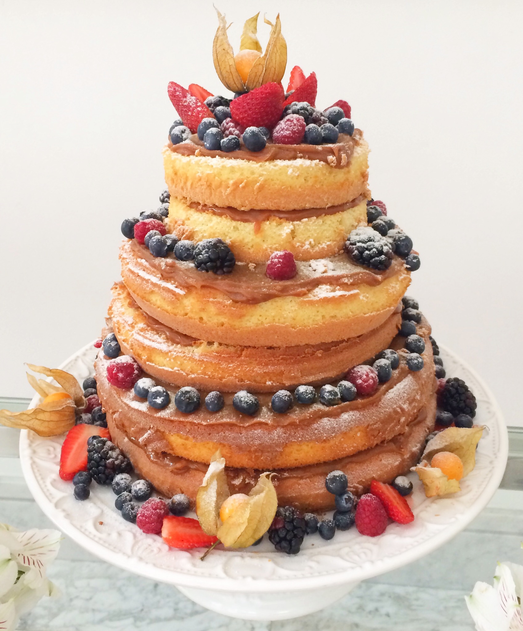 Jantinha De Hoje Naked Cake De Frutas Vermelhas